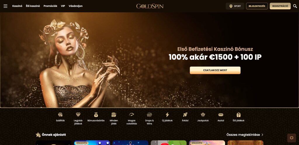 GoldSpin Casino Magyarország
