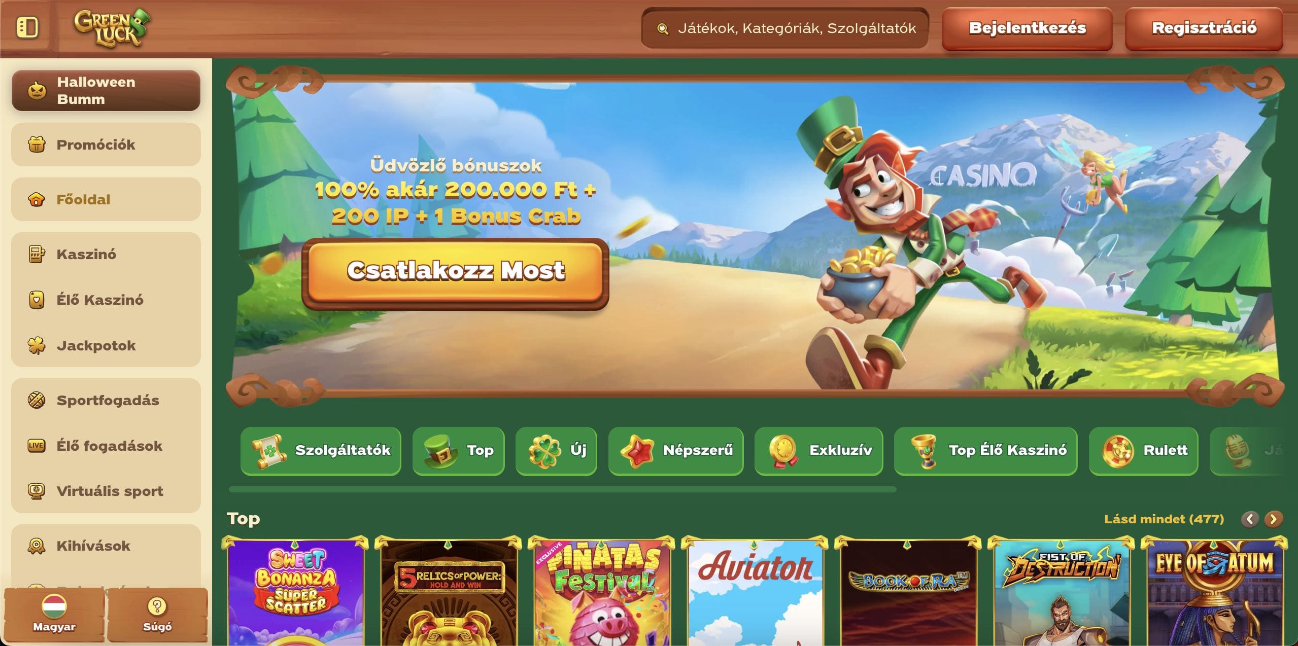 GreenLuck Casino Magyarország