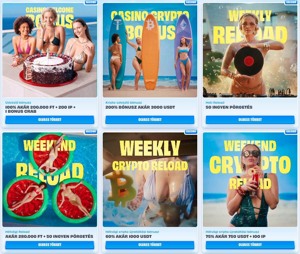 OnlySpins Casino bónuszok