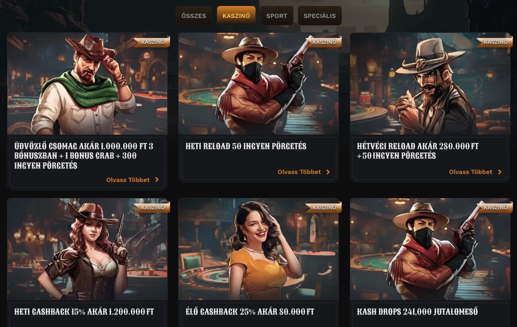 Wildsino Casino bónuszok