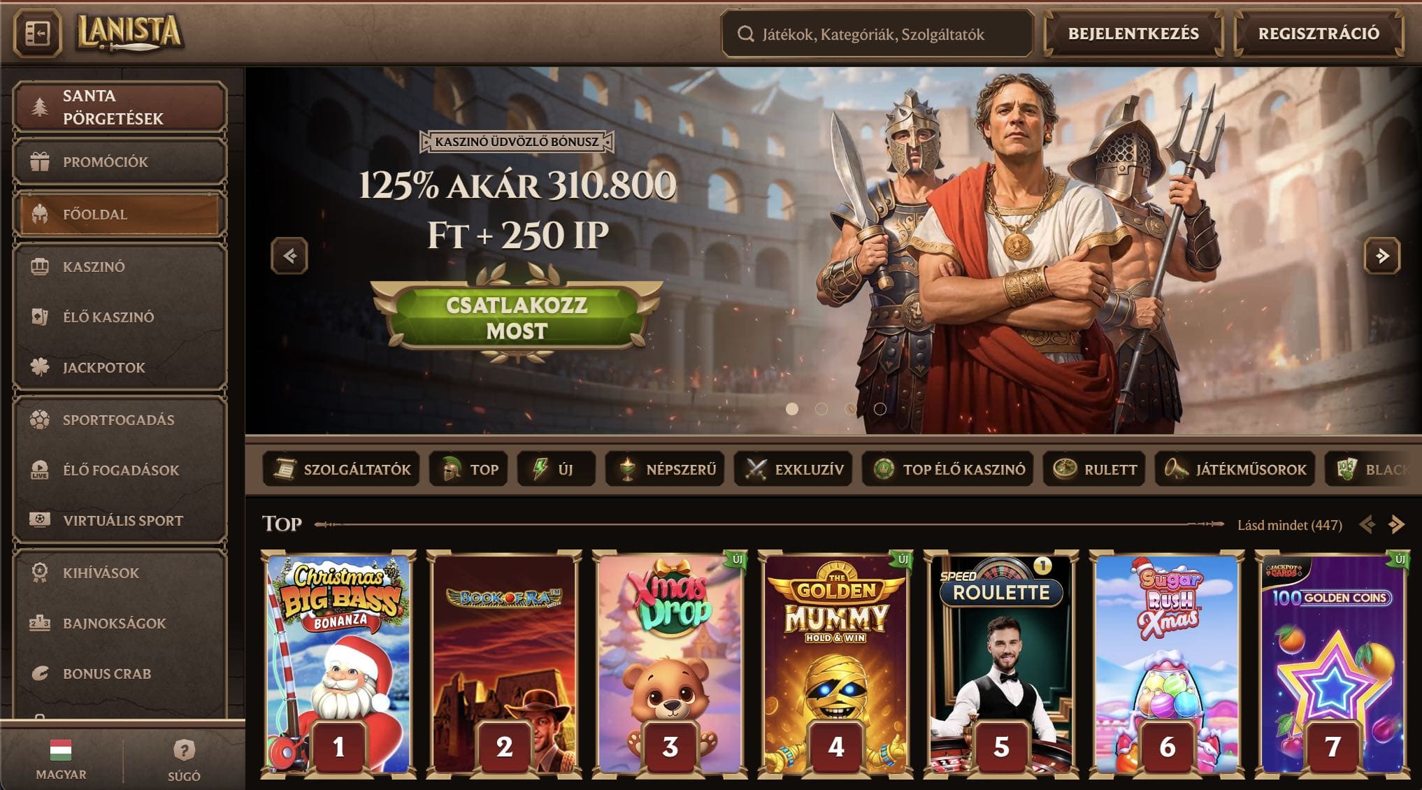 Lanista Casino Magyarország