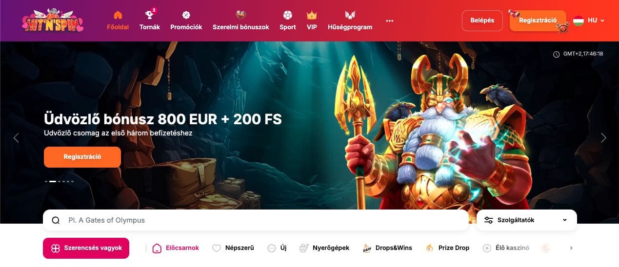 HitnSpin Casino Magyarország