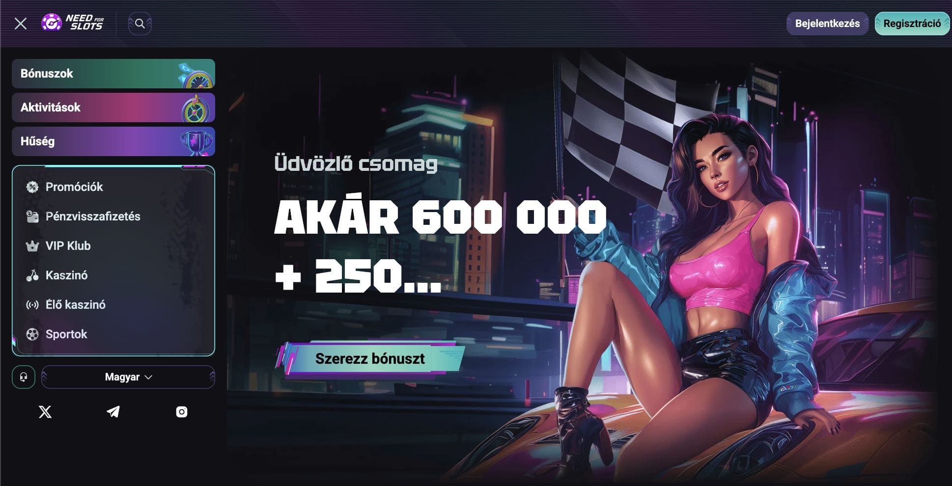 NeedForSlots Casino Magyarország