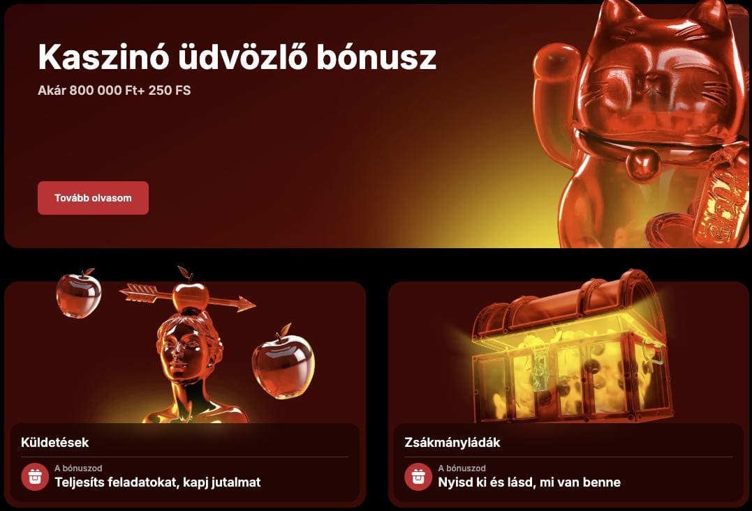 Vulkan Spiele Casino bónuszok