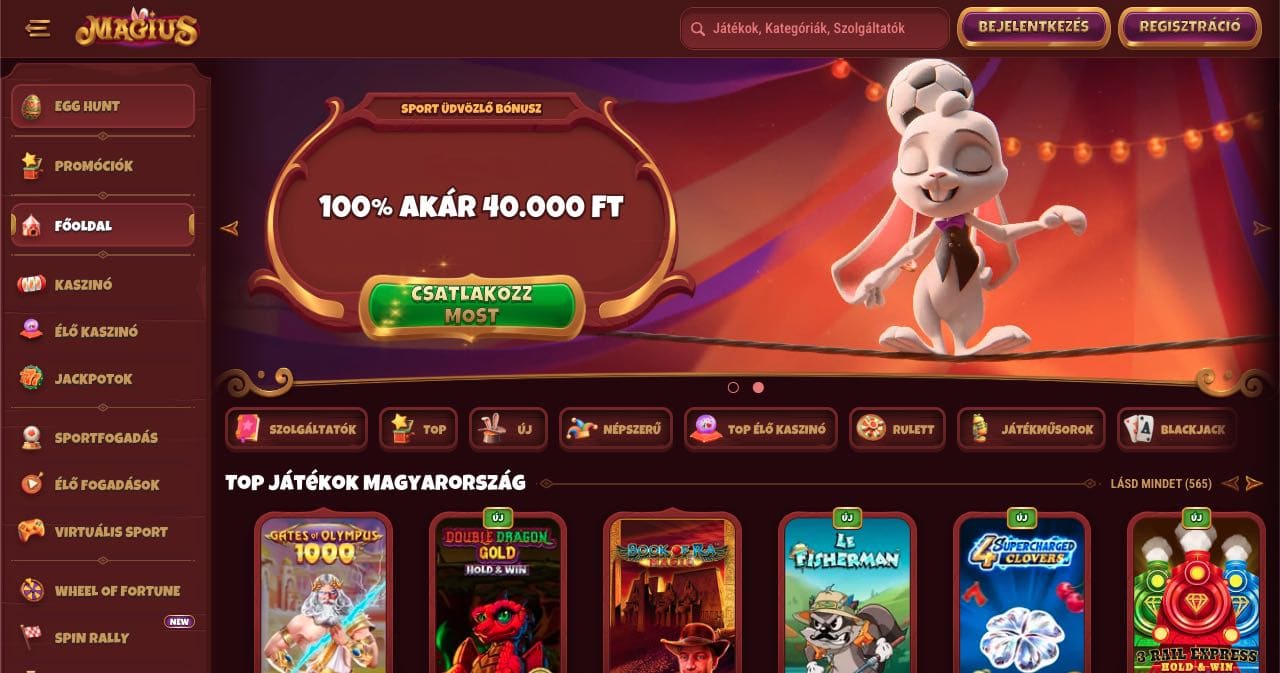 Magius casino Magyarország