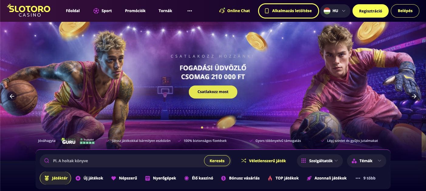 Slotoro casino Magyarország