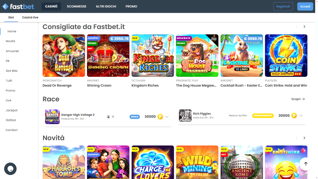 Slot del casinò Fastbet