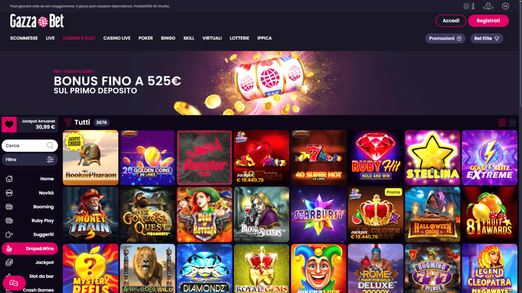 Slot del casinò GazzaBet