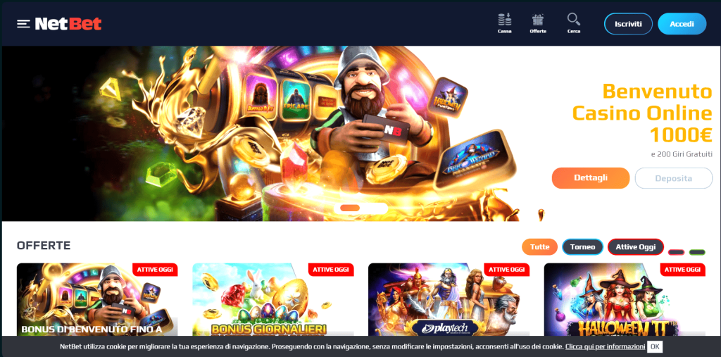 Bonus del casinò NetBet