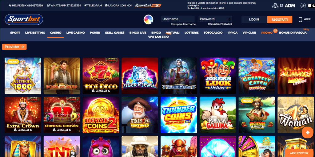 Slot del casinò SportBet