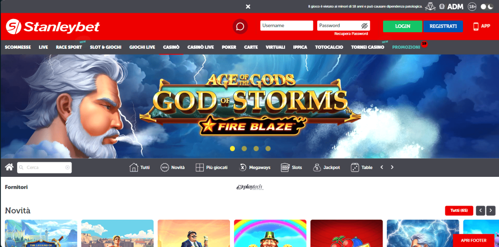 StanleyBet casinò Italia