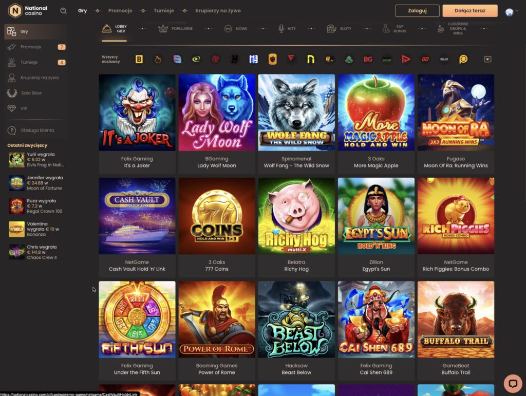 Nnational casino automaty do gier