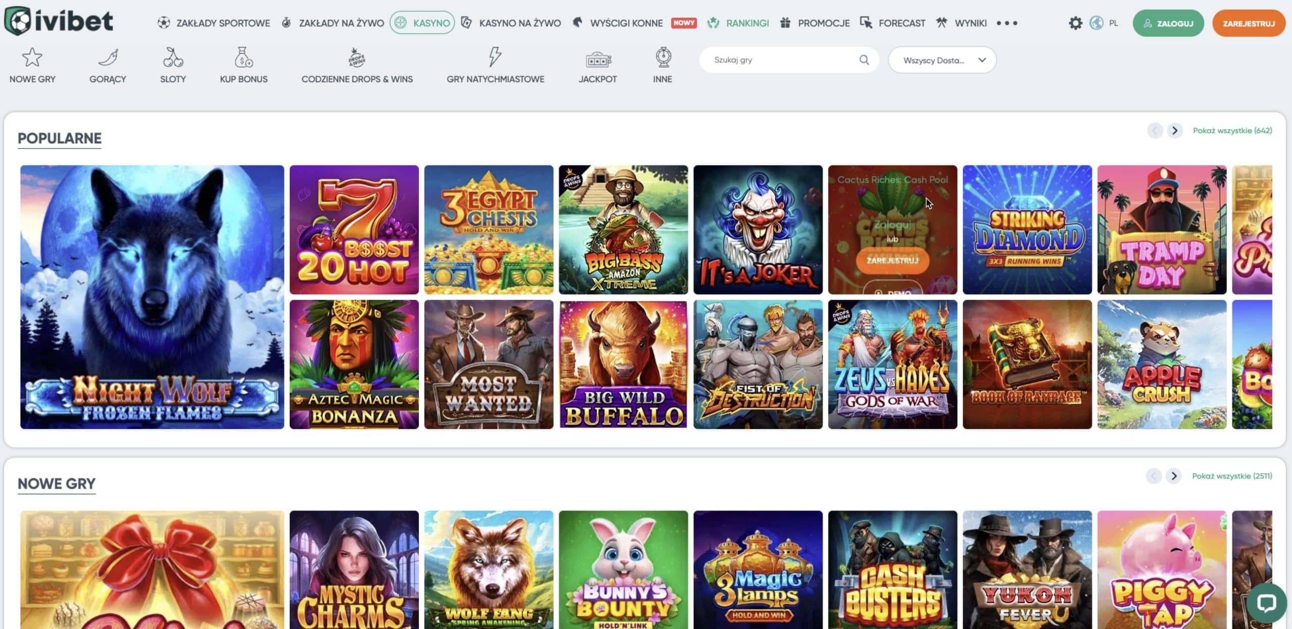 IviBet casino automaty do gier
