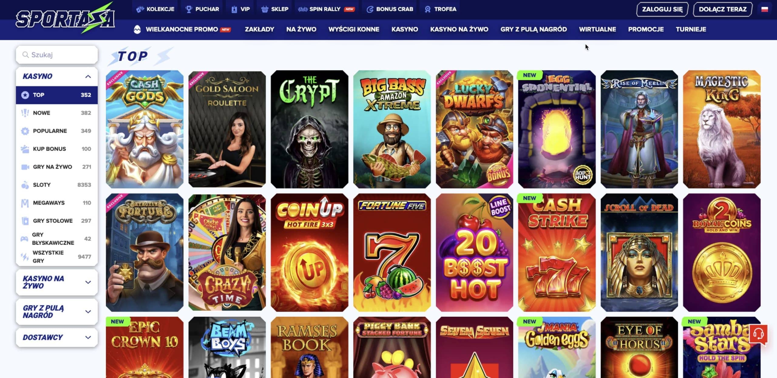 SportAza casino automaty do gier