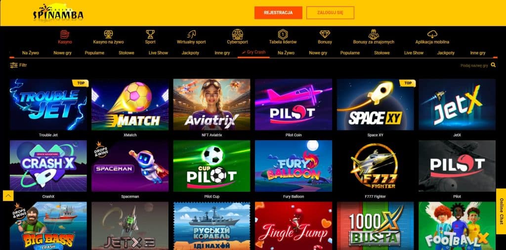spinamba gry