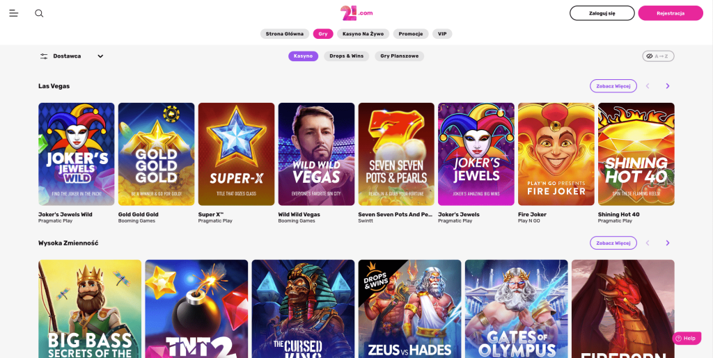 21com casino automaty do gier