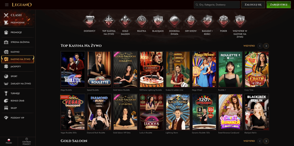 Gra z krupierami na żywo