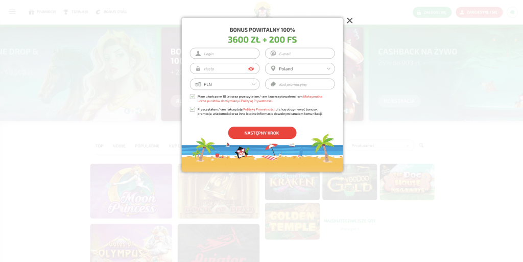 BoaBoa casino rejestracja konta
