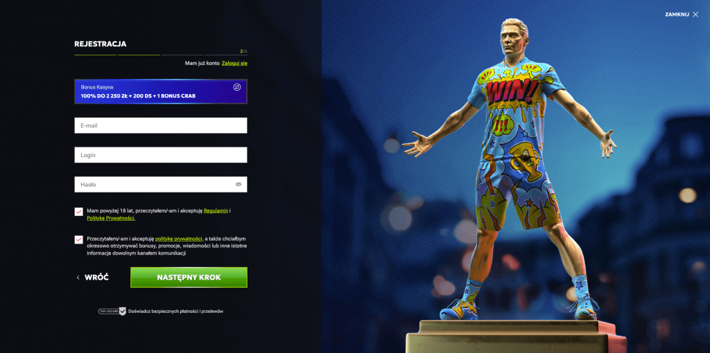 Rtbet casino rejestracja konta