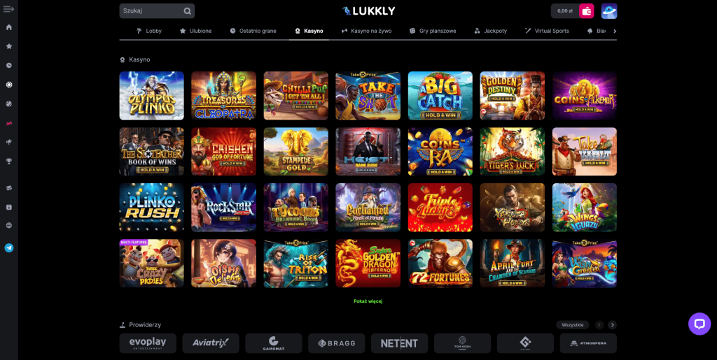Lukkly casino automaty do gier