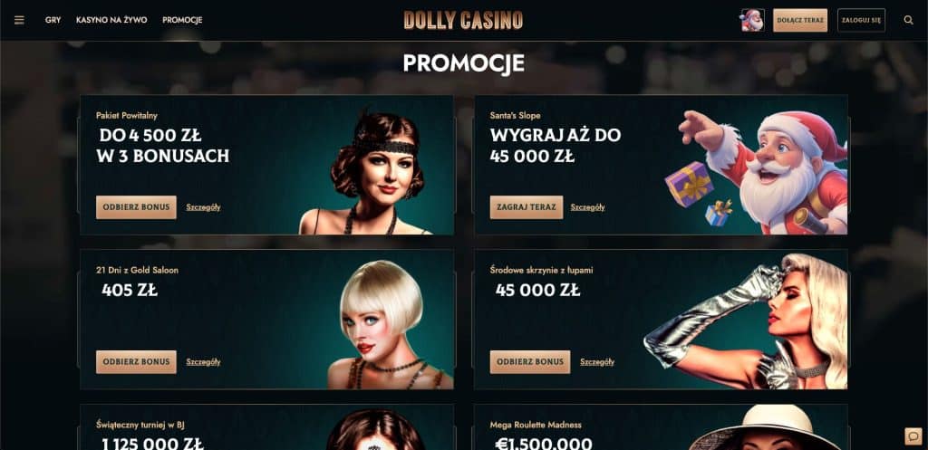 Dolly casino bonusy