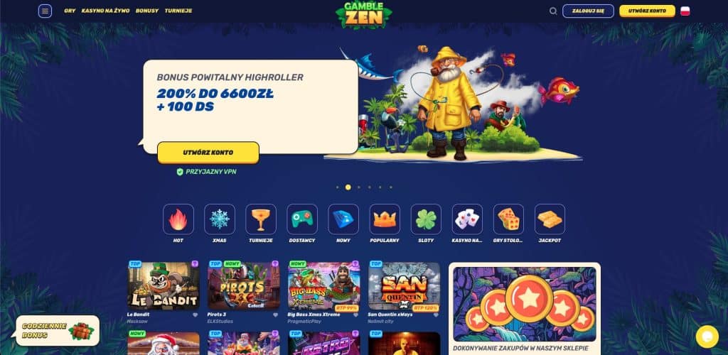 Gamblezen casino Polska