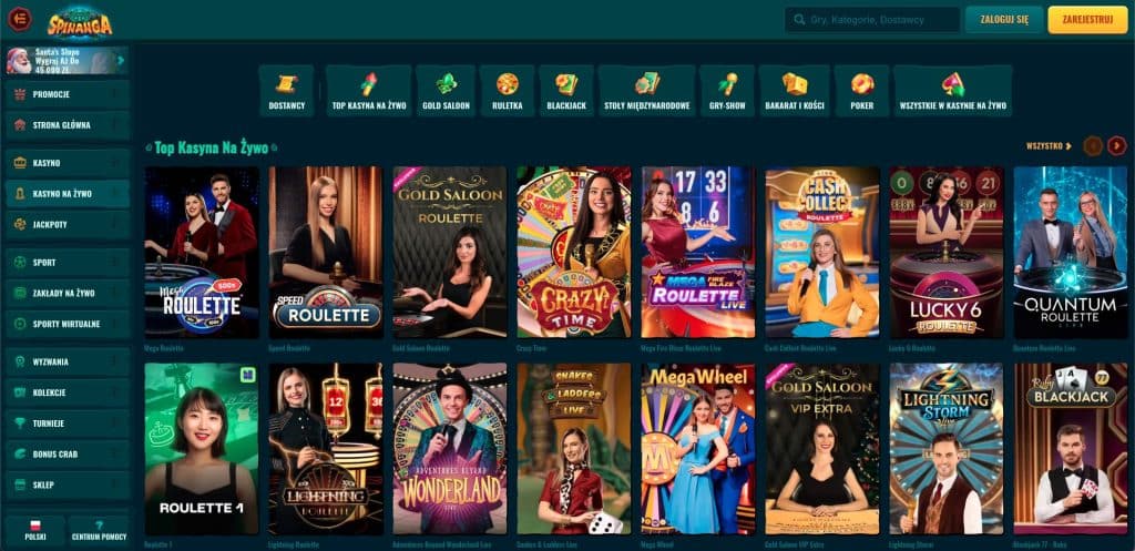 Gra z krupierami na żywo