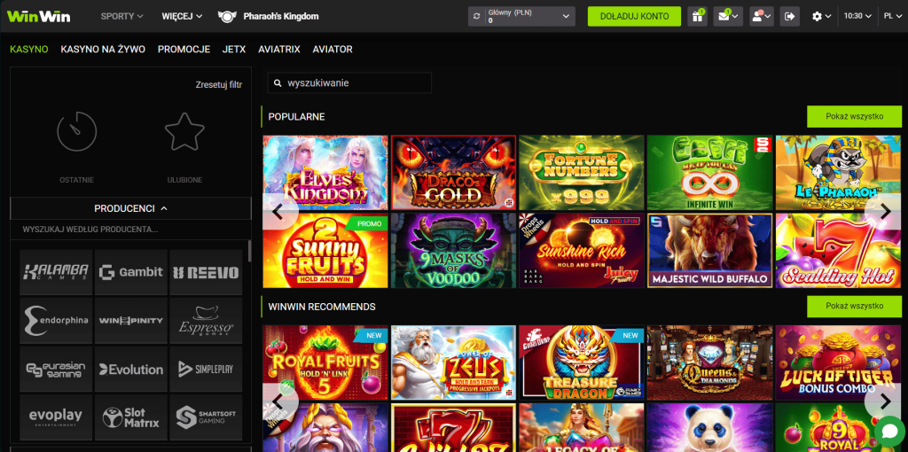 WinWin kasyno polska