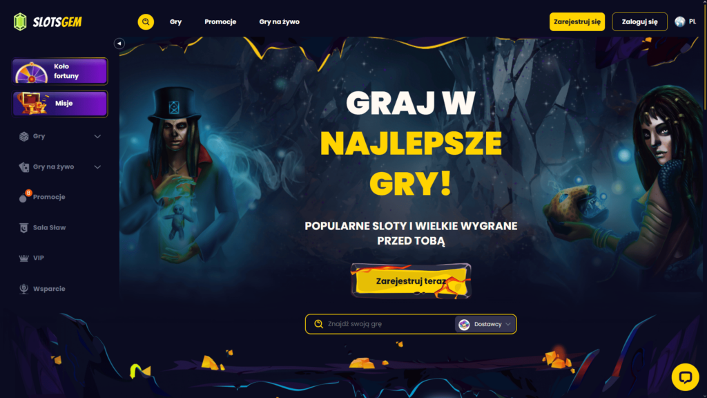 SlotsGem casino automaty do gier