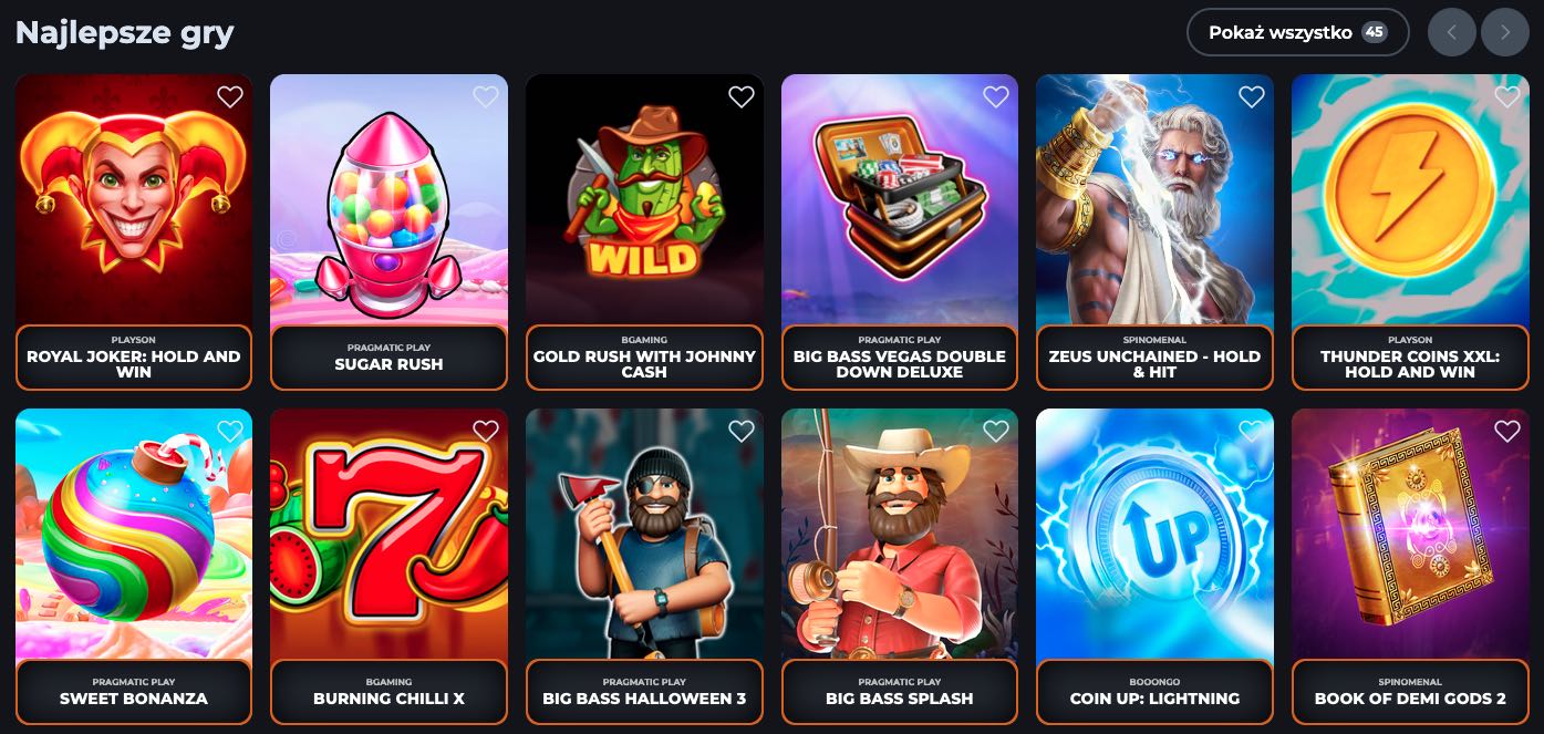 CorgiBet casino automaty do gier