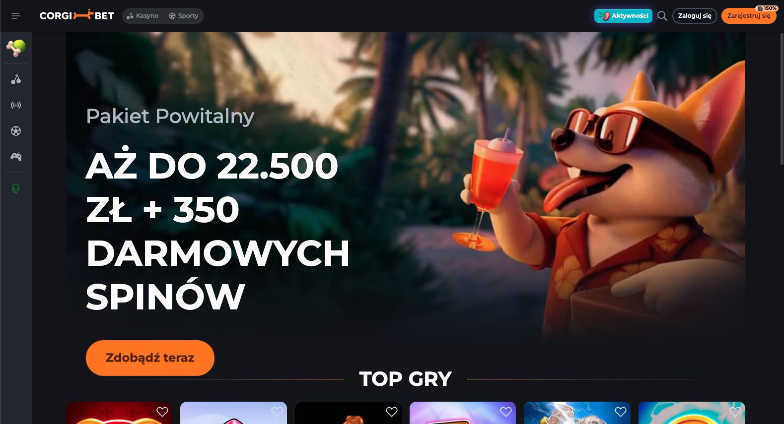 CorgiBet casino Polska