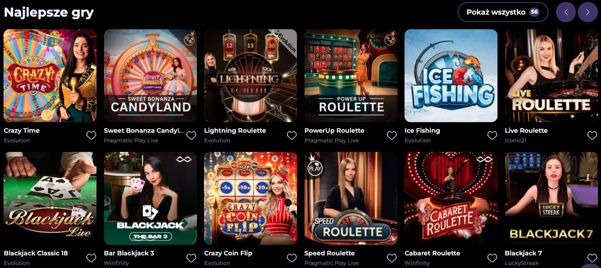 Gra z krupierami na żywo