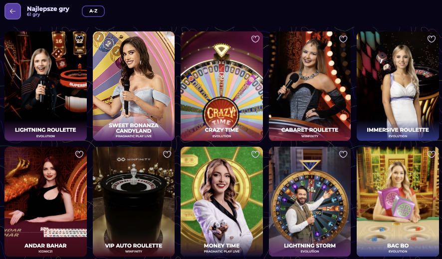 Gra z krupierami na żywo