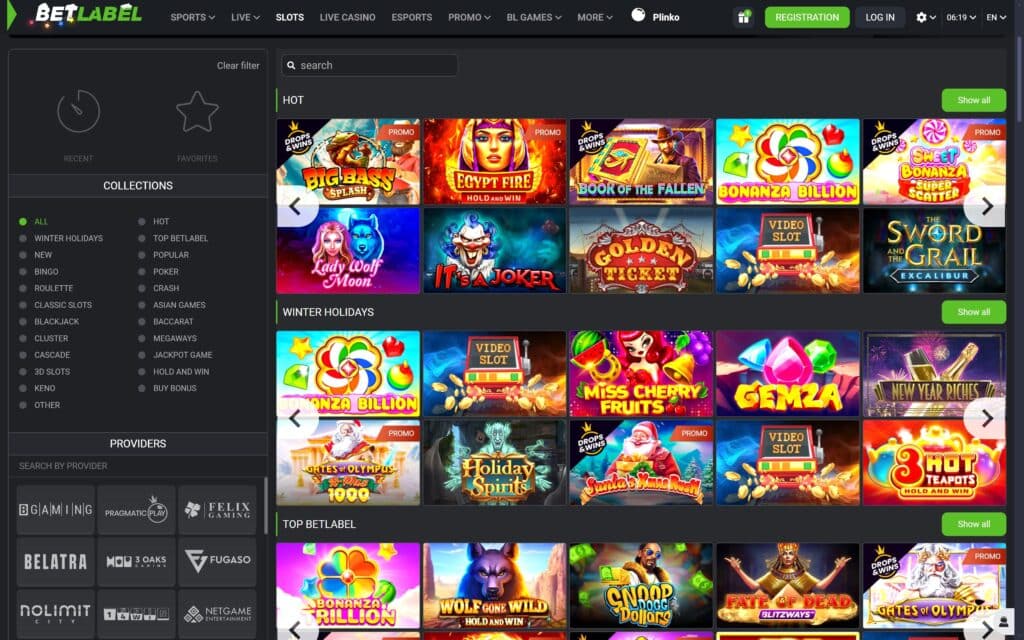 BetLabel casino slots