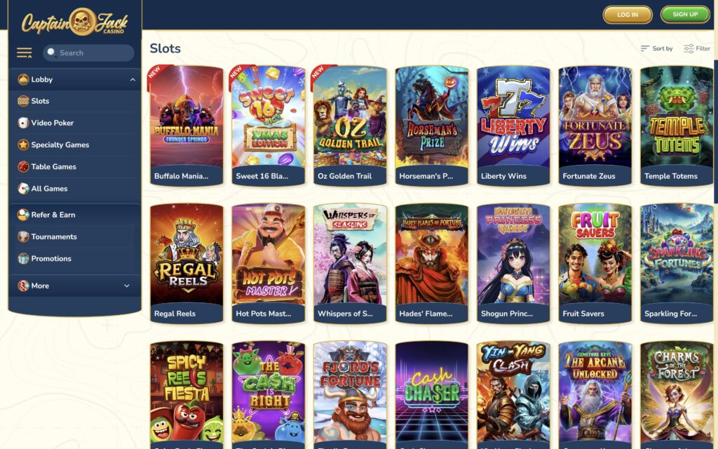 Captain Jack casino slots