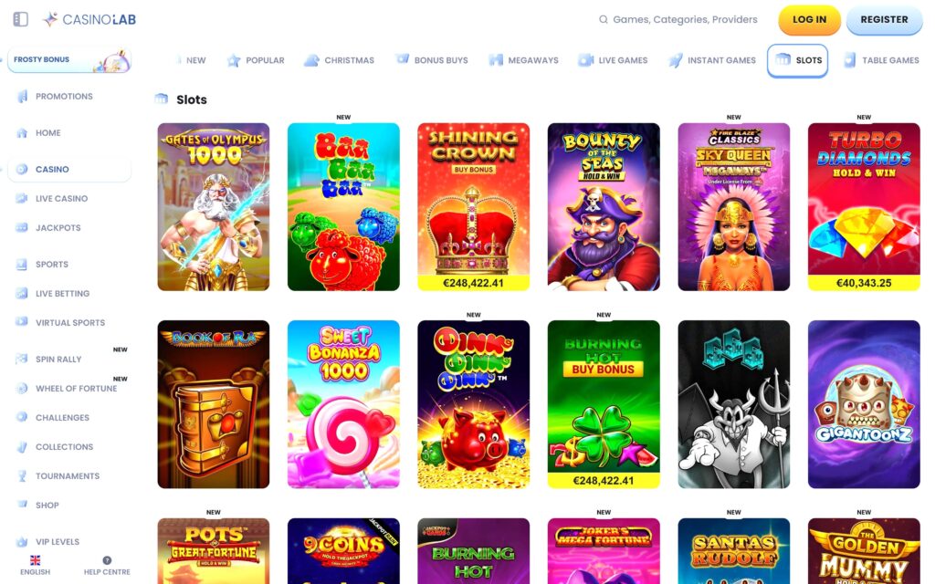 Casinolab casino slots