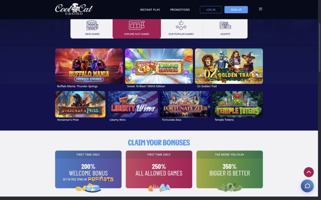 CoolCat casino slots