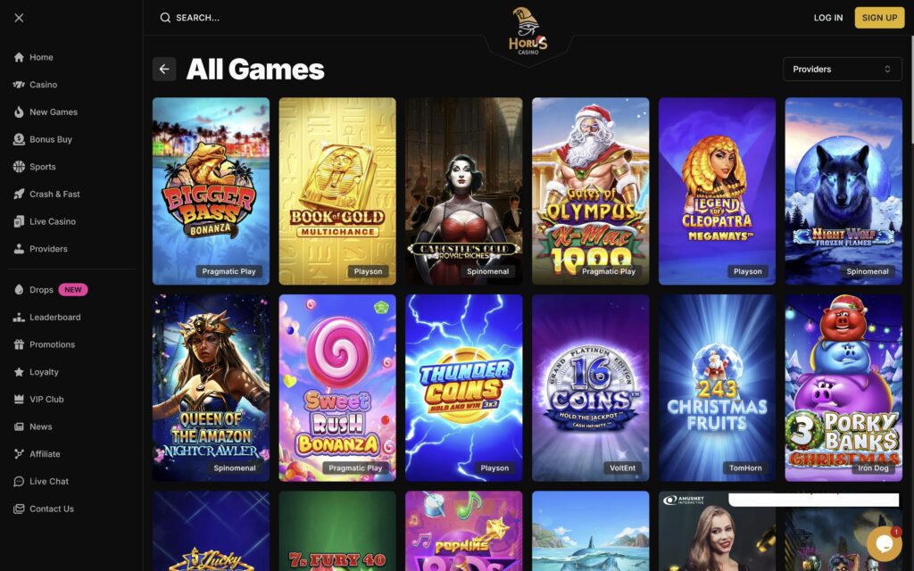Horus casino slots