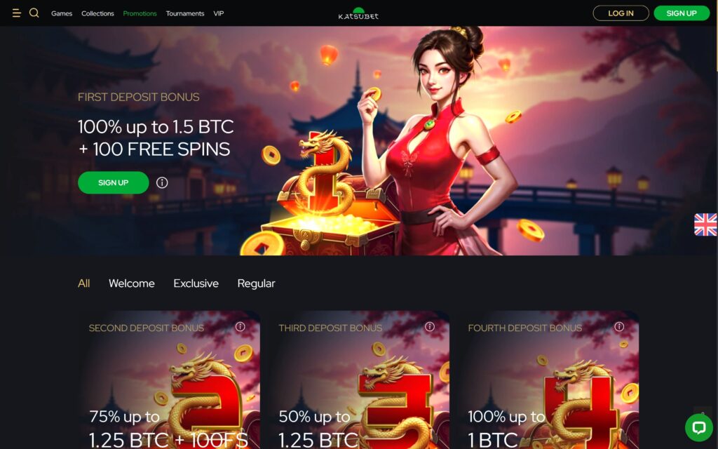 Katsubet casino bonuses