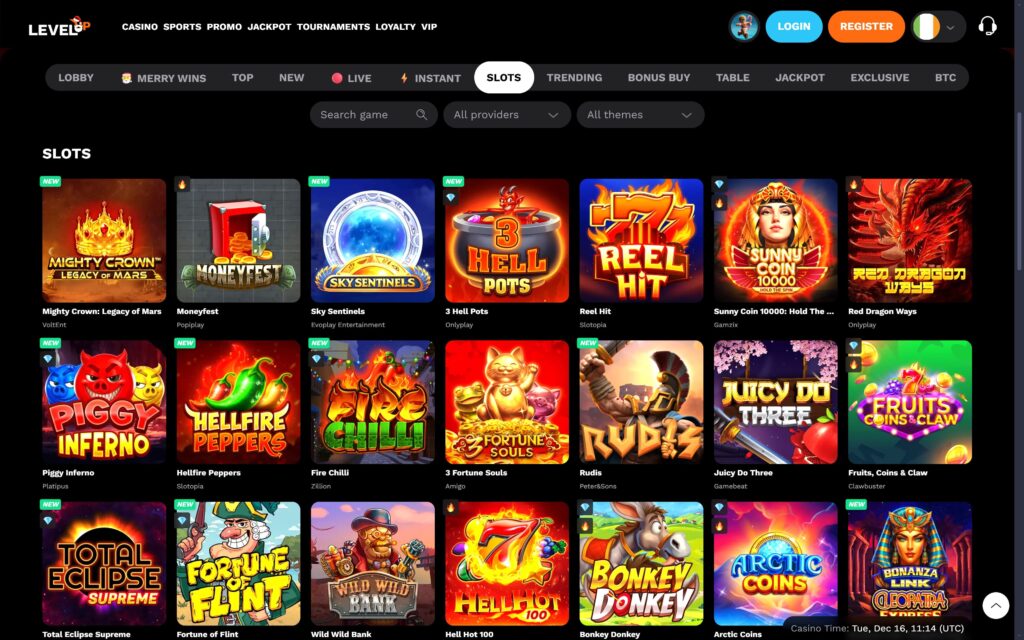 Level Up casino slots