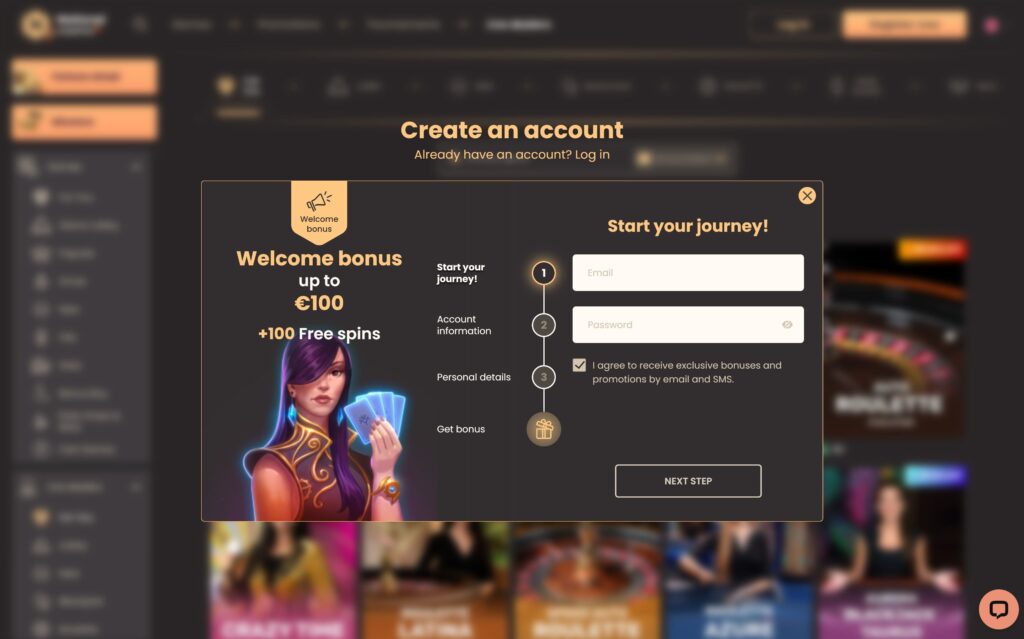 National casino registration