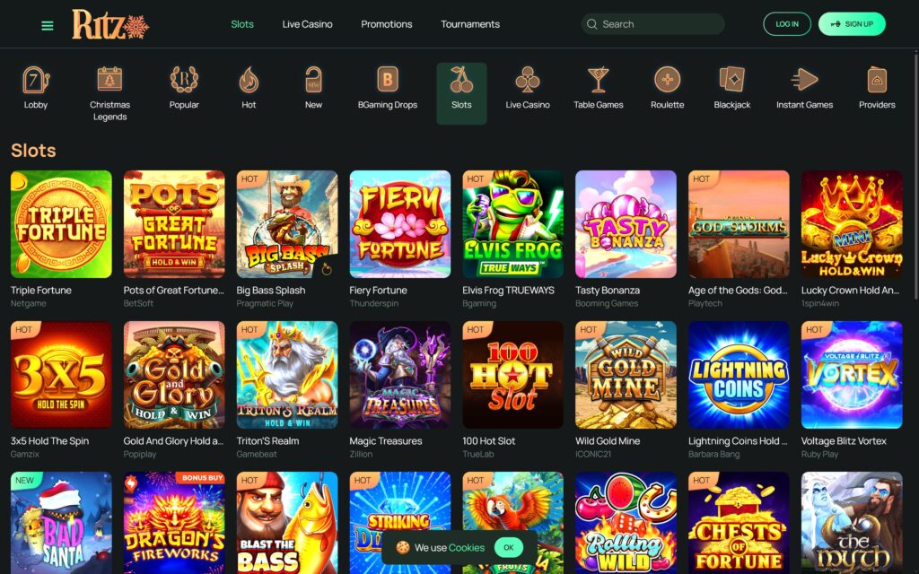 Ritzo casino slots