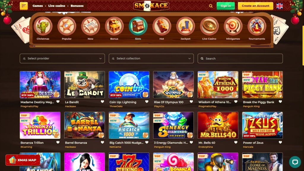 Smokace casino slots