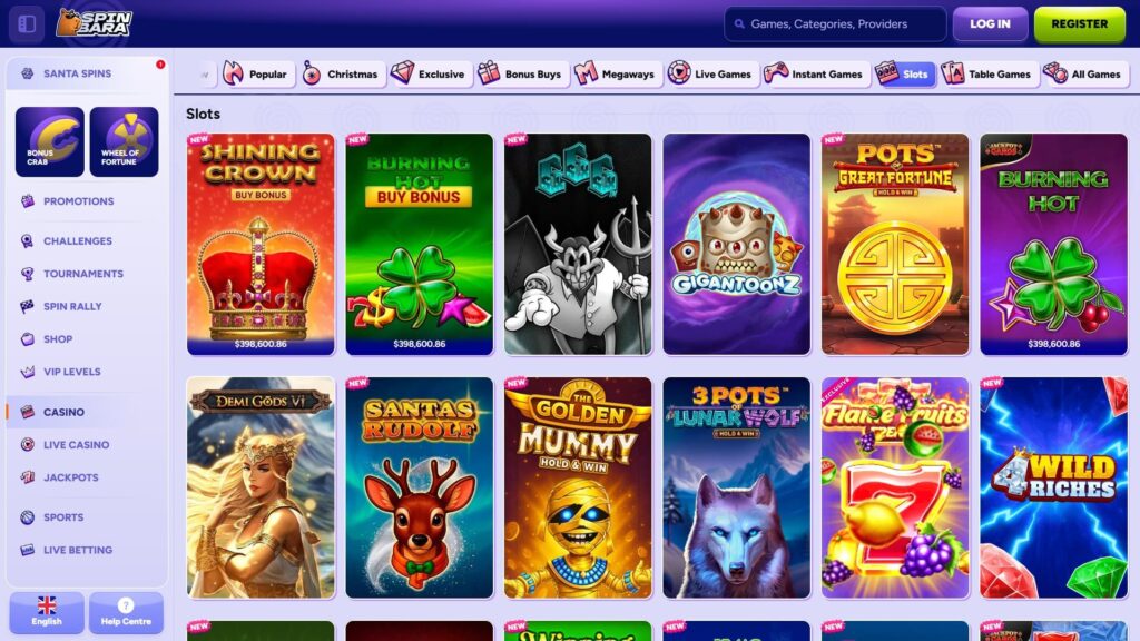 Spinbara casino slots