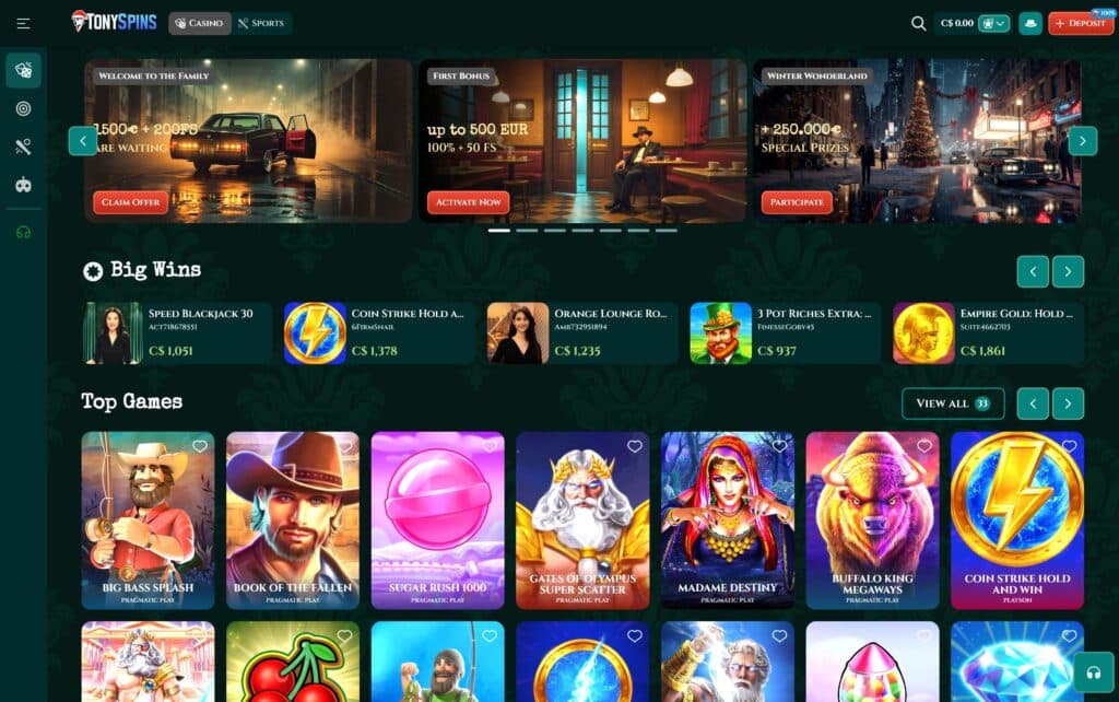 TonySpins casino