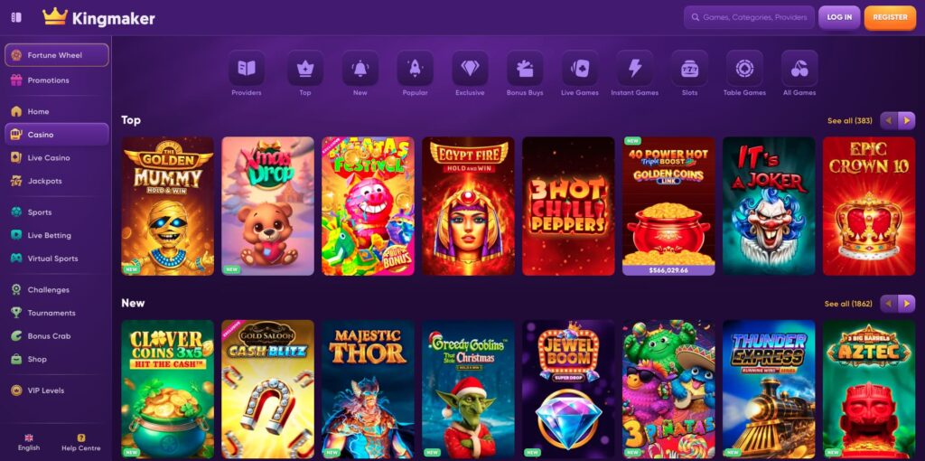 Kingmaker Casino Slots