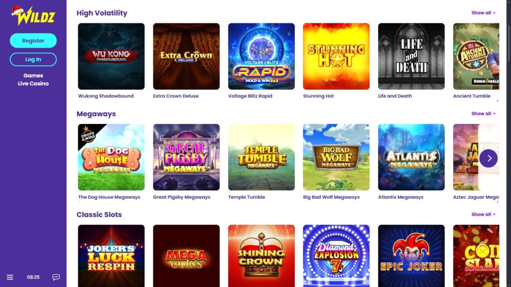 Wildz casino slots