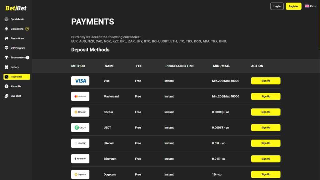 Payments