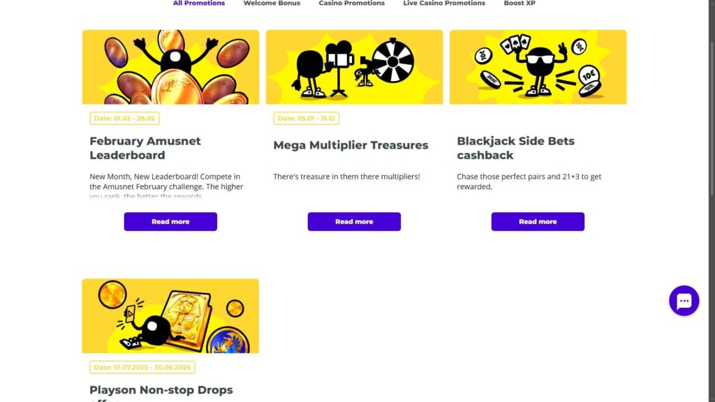 Boost casino bonuses