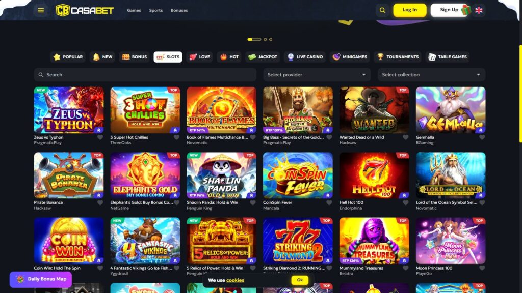Casabet casino slots